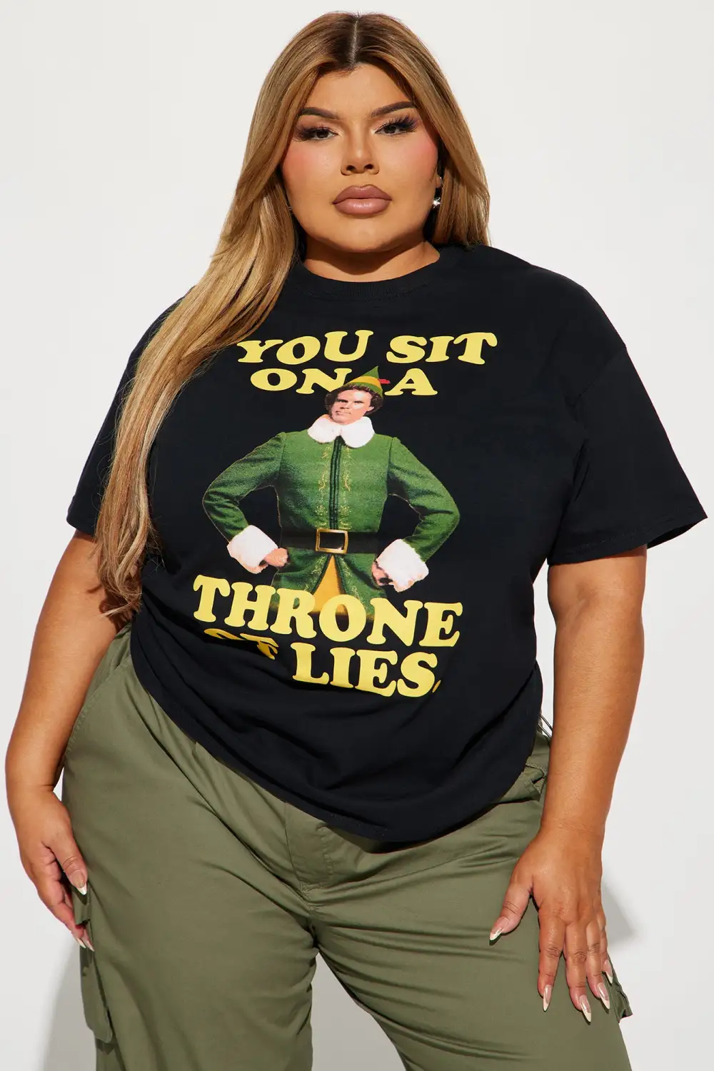 Throne Of Lies Elf Graphic Tee - Black