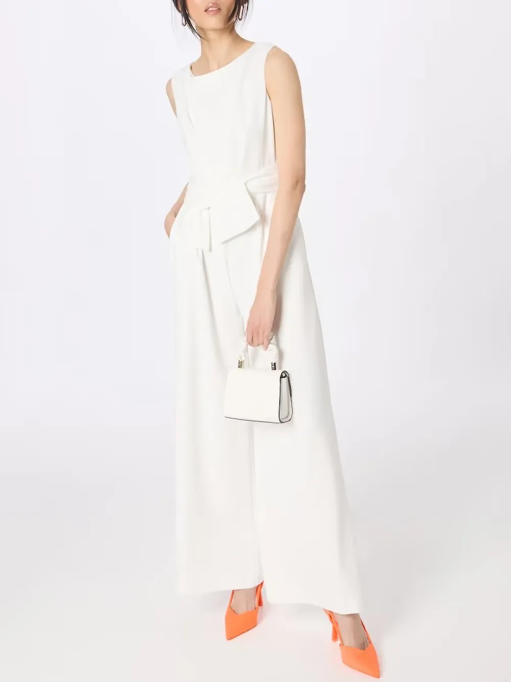 Crew Neck Casual Style Jumpsuit