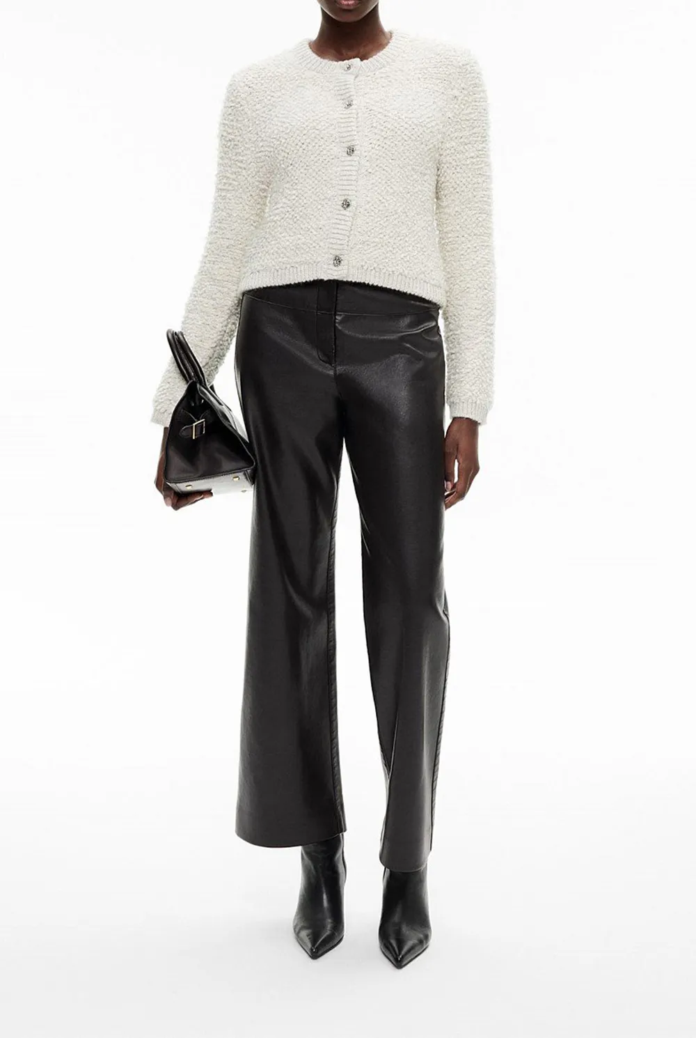 Knitted Fleece Cardigan