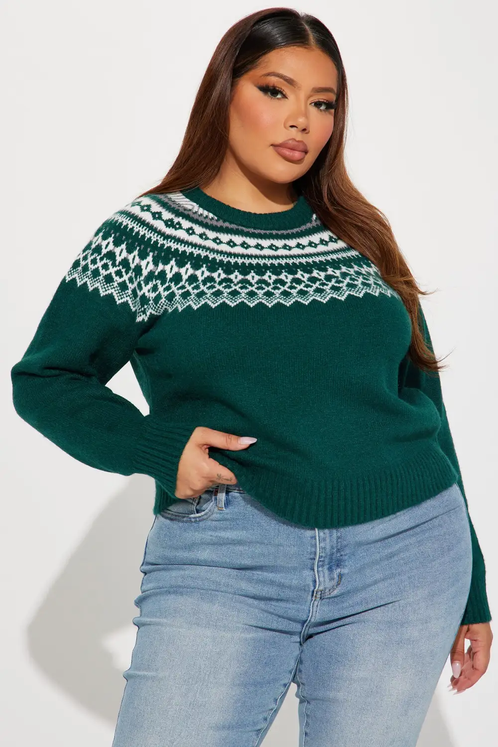 Winter Spirit Sweater - Hunter