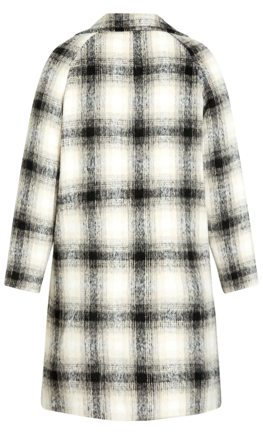 EVANS Curve Grey Check Coat