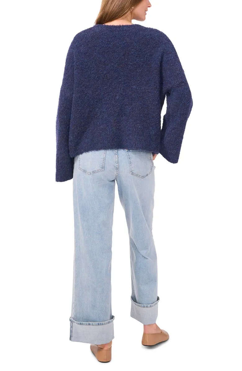 Crewneck Flare Sleeve Sweater