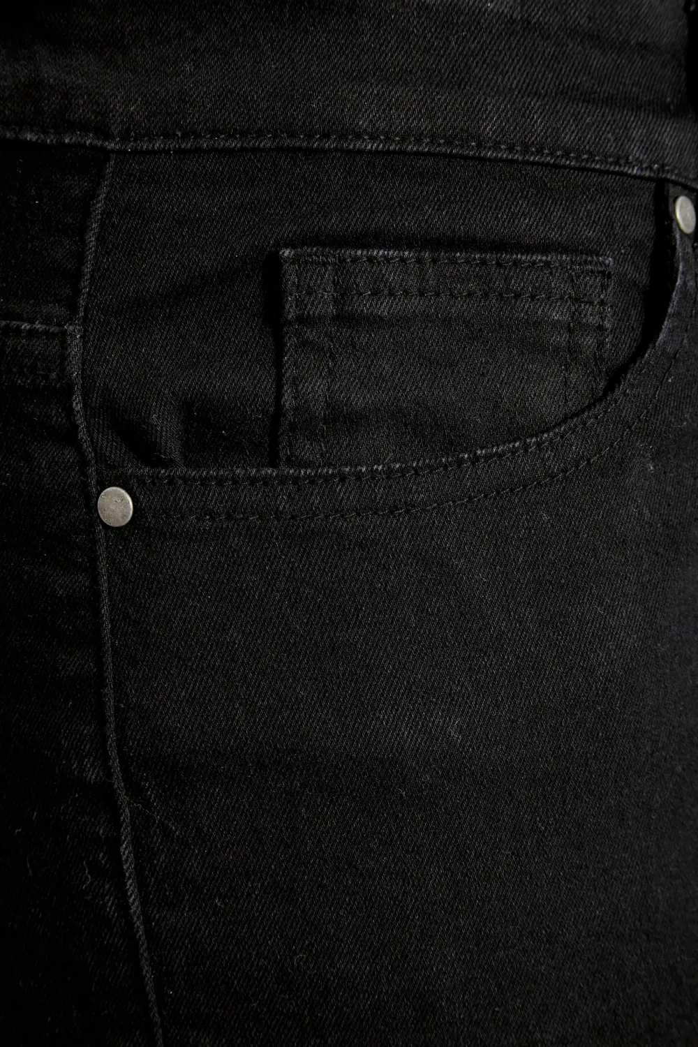 YOURS Curve White Stretch Wide Leg Cropped Jeans