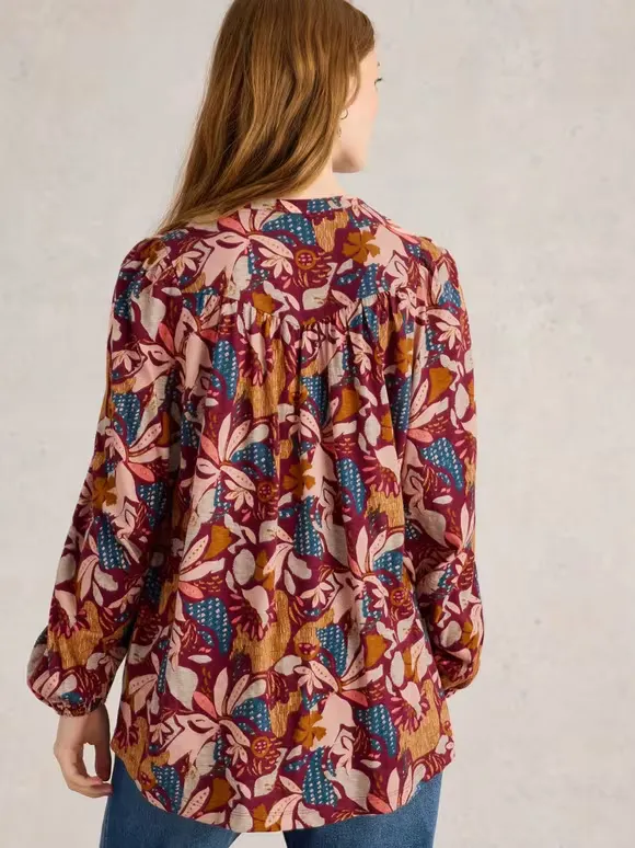 Art Graphic Longline Shirt