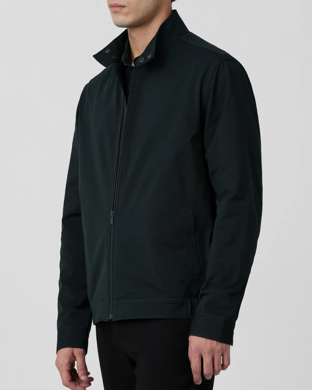 Versatile Comfortable Slim-Fit Green Jacket