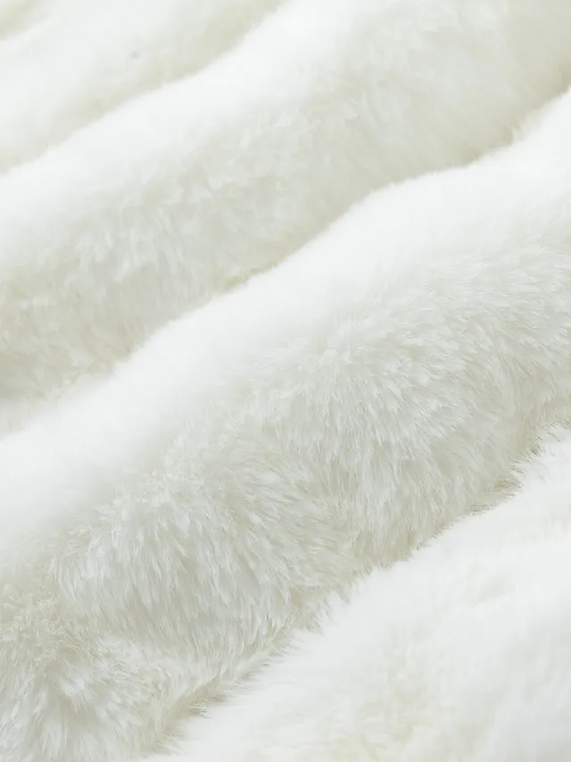 Women's Faux Fur Coat Active Elegant Comfortable Street Style Faux Fur Trim Outdoor Daily Wear Vacation Going out Faux Fur Short Coat Winter Fall Purple Pink Fuchsia Open Front Collarless Regular Fit