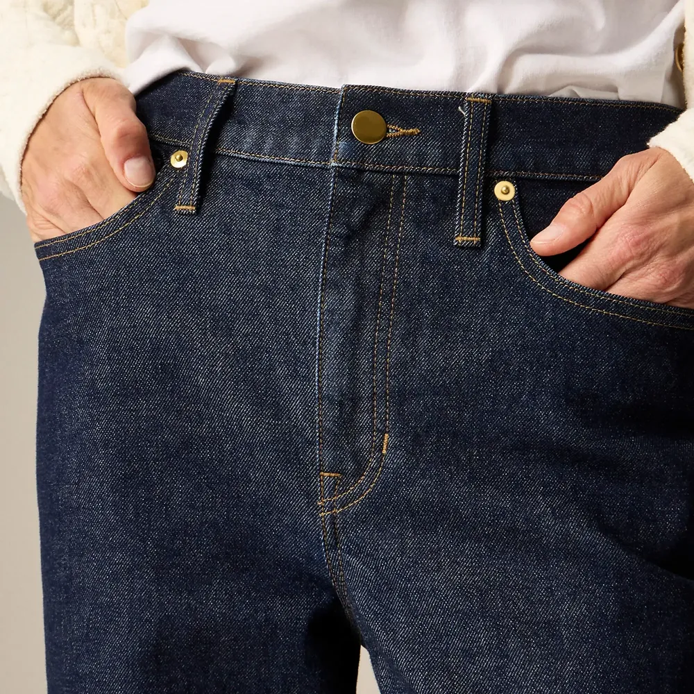 High-Rise Slim-Wide Jeans
