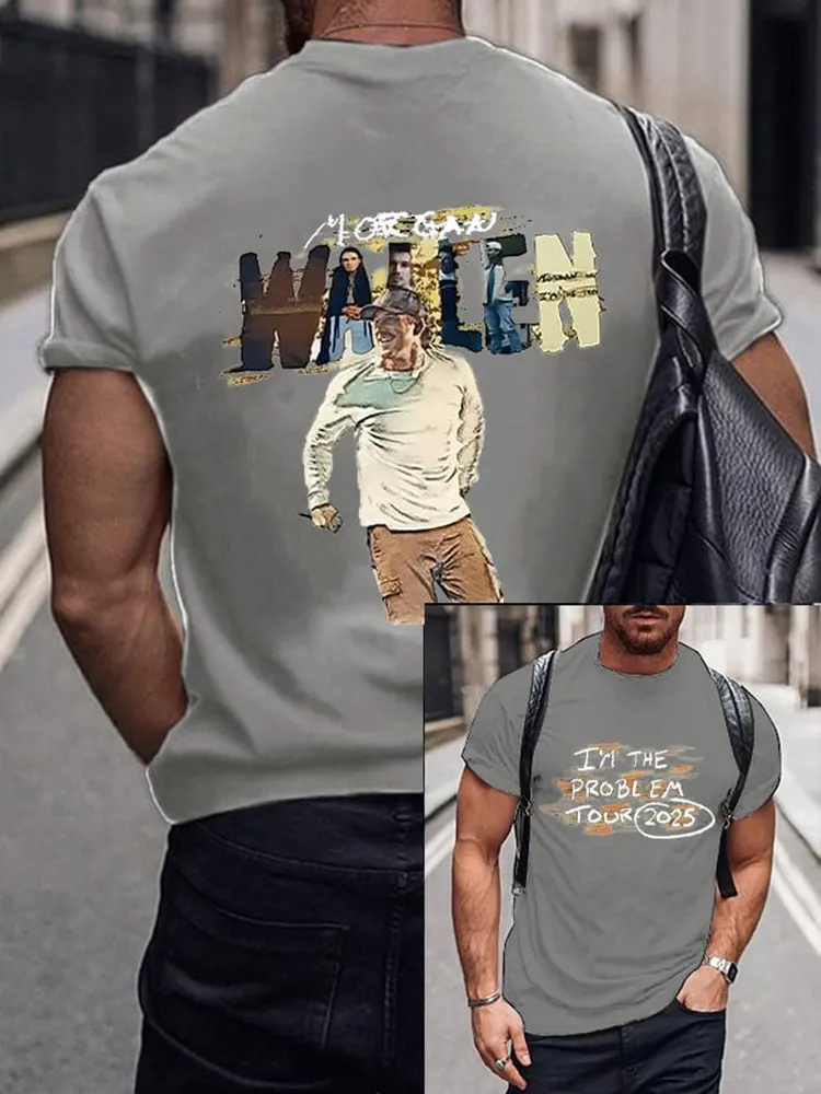 I'M The Problem Tour 2025 Double-Sided Printed Round-Neck Short-Sleeved T-Shirt