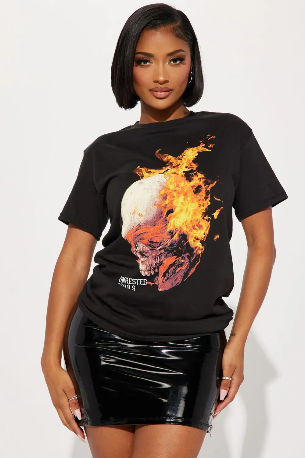 Unrested Souls Graphic Tee - Black