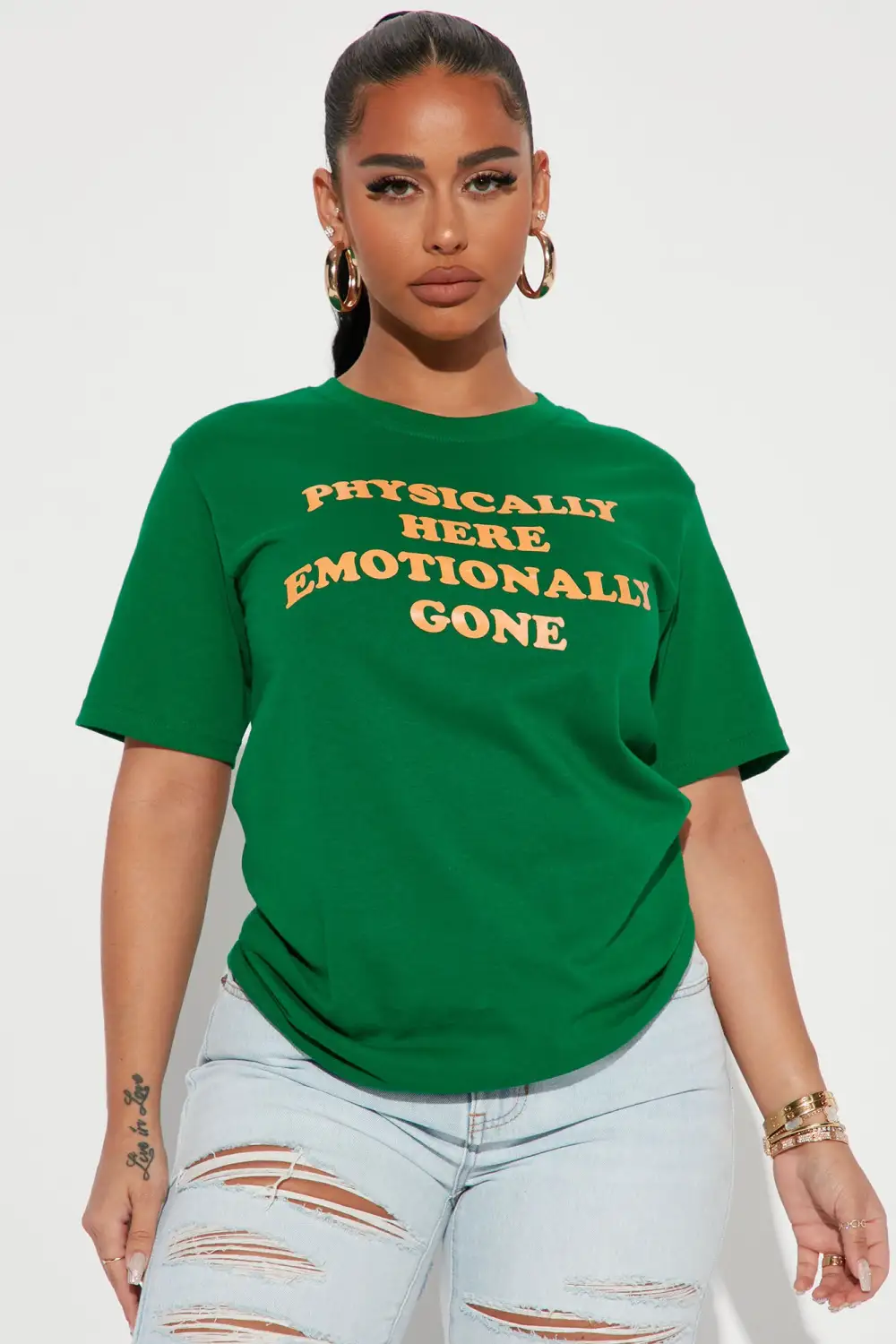Emotionally Gone Tee - Green