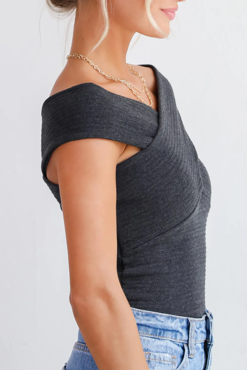 Ultimate Trend Knit Crossover Tank