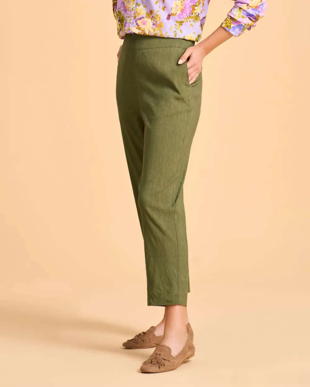 Slim Fit Ankle Length Pants