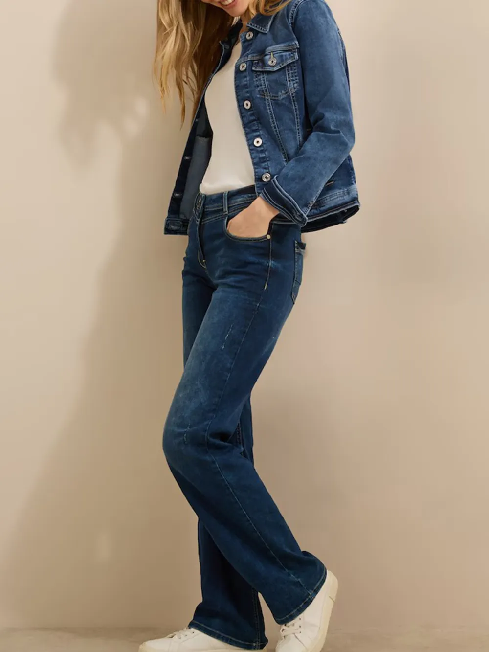 Blue Between-Season Jacket