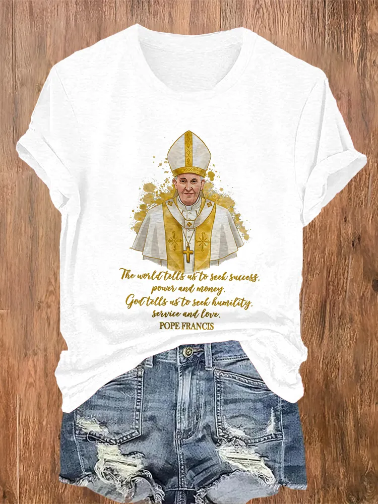 Women's Rest In Peace 1936-2025 Round Neck Short Sleeves Pure Cotton T-Shirt