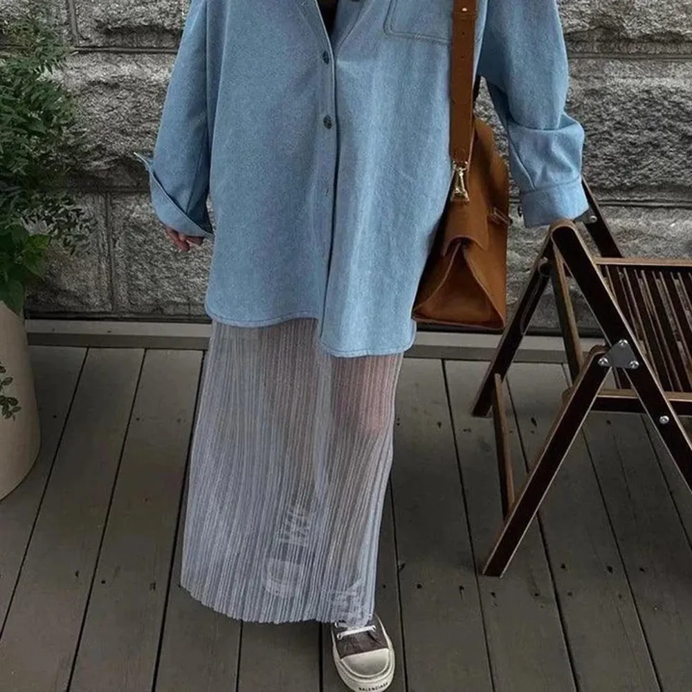 Whispers See Through Maxi Skirt