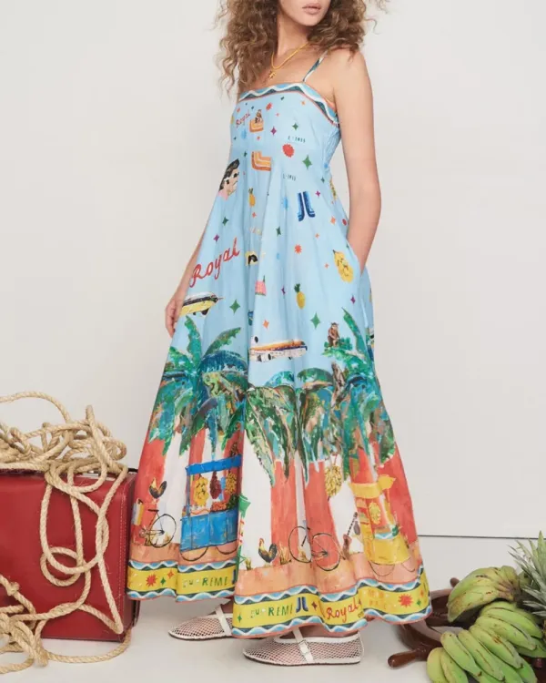 A-Line Maxi Sundress