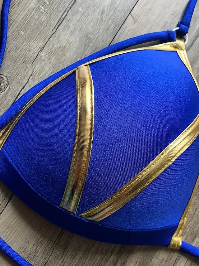 Women's Swimwear Bikini 2 Piece Normal Swimsuit Open Back Cut Out Sexy Leopard Color Block Leopard Print Black Pink Wine Dusty Rose Camisole Strap Bathing Suits New Vacation Sexy