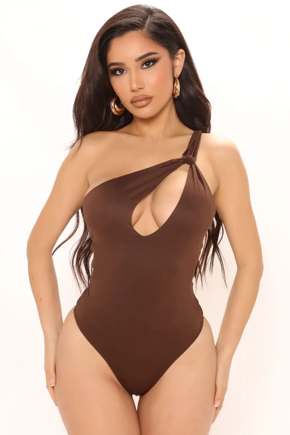 Heart Breaker Bodysuit - Chocolate