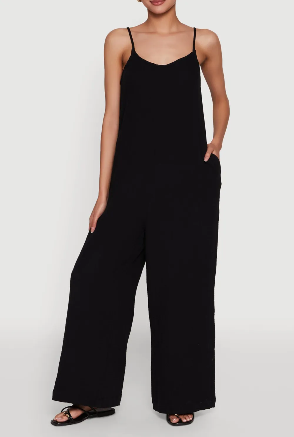 V-Neck Camisole Jumpsuit