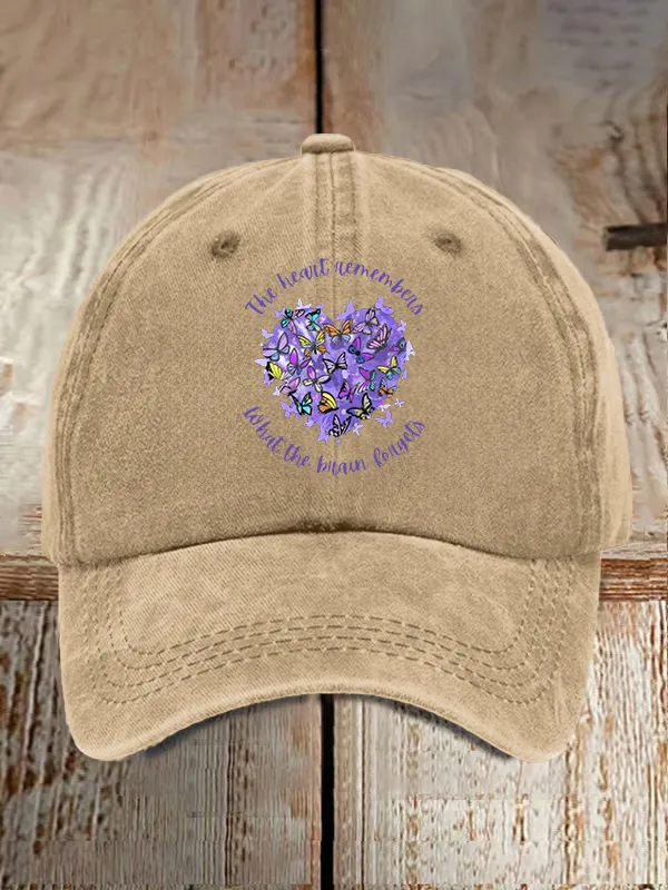 Alzheimer'S Awareness Print Casual Baseball Cap