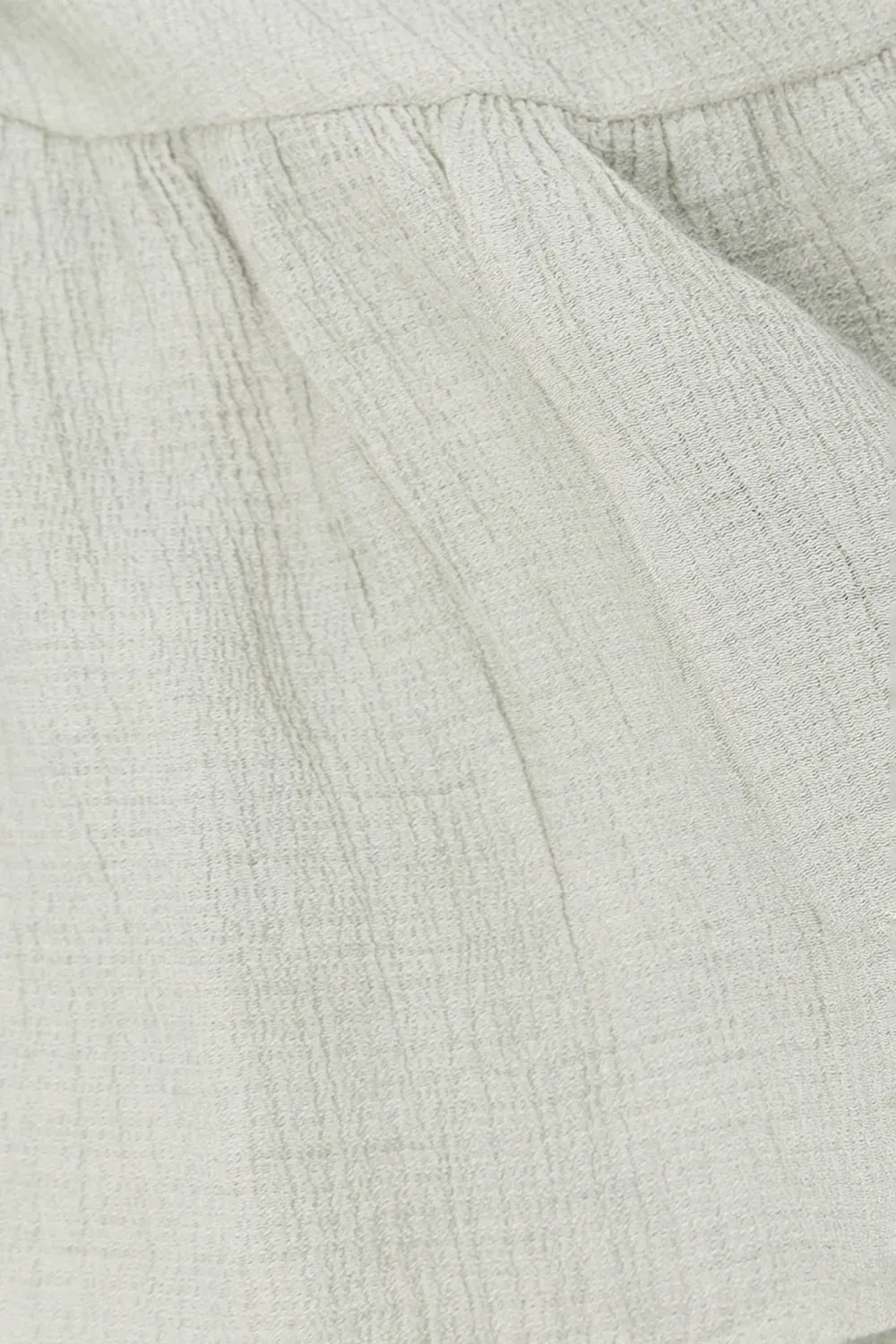 Tiered Ruffled Linen Shorts