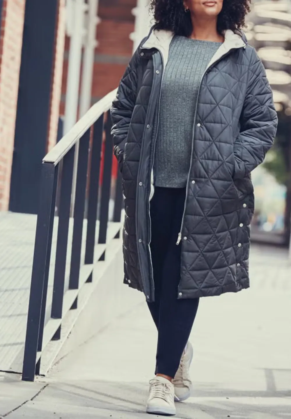 Side Slit Down Jacket