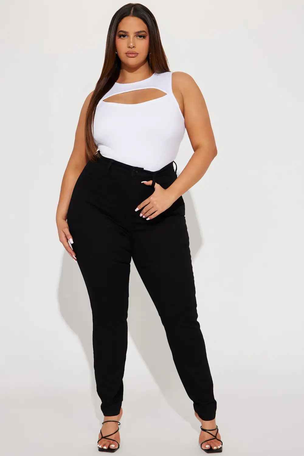 Eli Cut Out Bodysuit - White