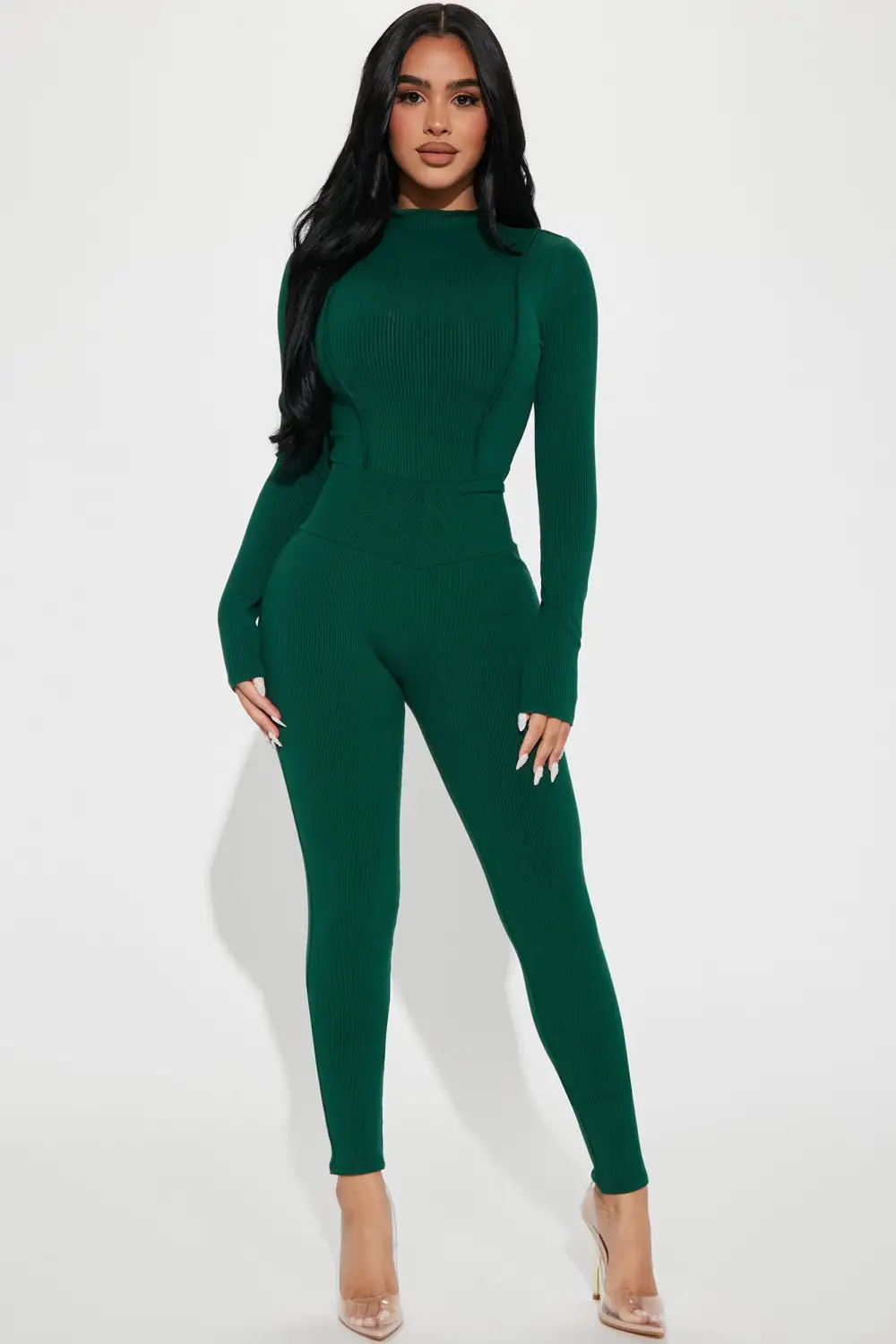 Kacy Snatched Bodysuit - Hunter