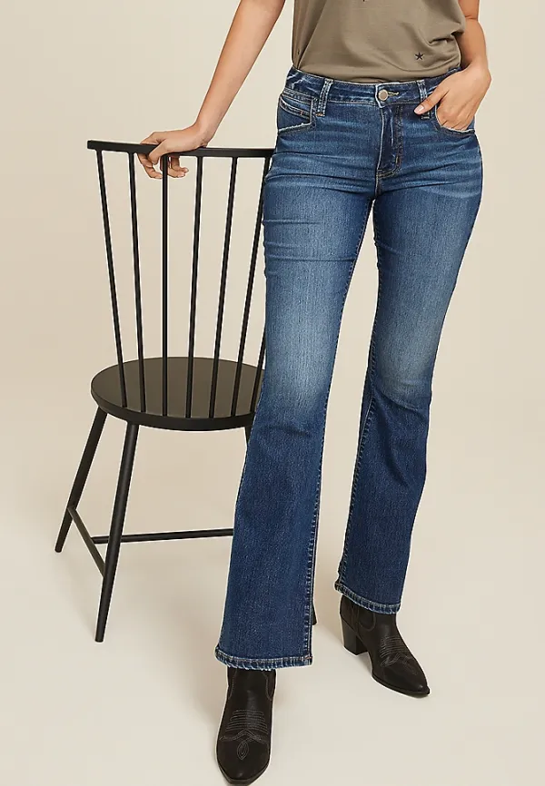 Daily Patch Pocket High Rise Wide Leg Jean