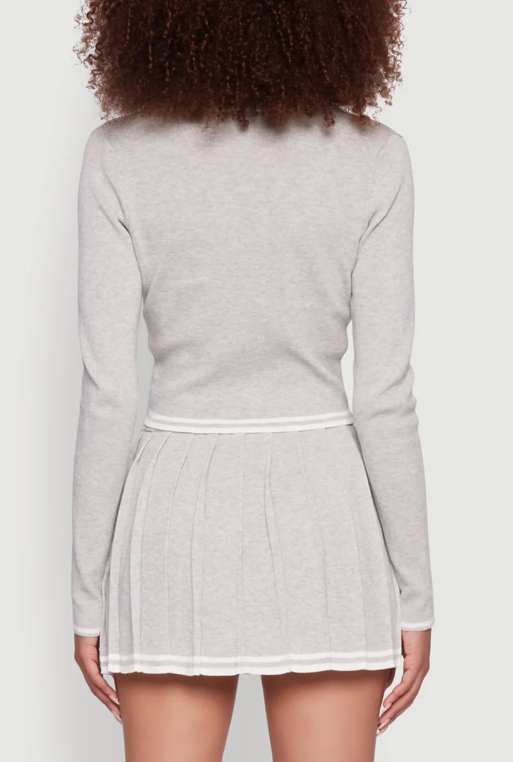 Fitted Button Up Cardigan