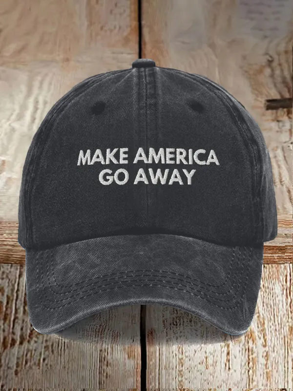Retro Make American Go Away Pride Baseball Cap