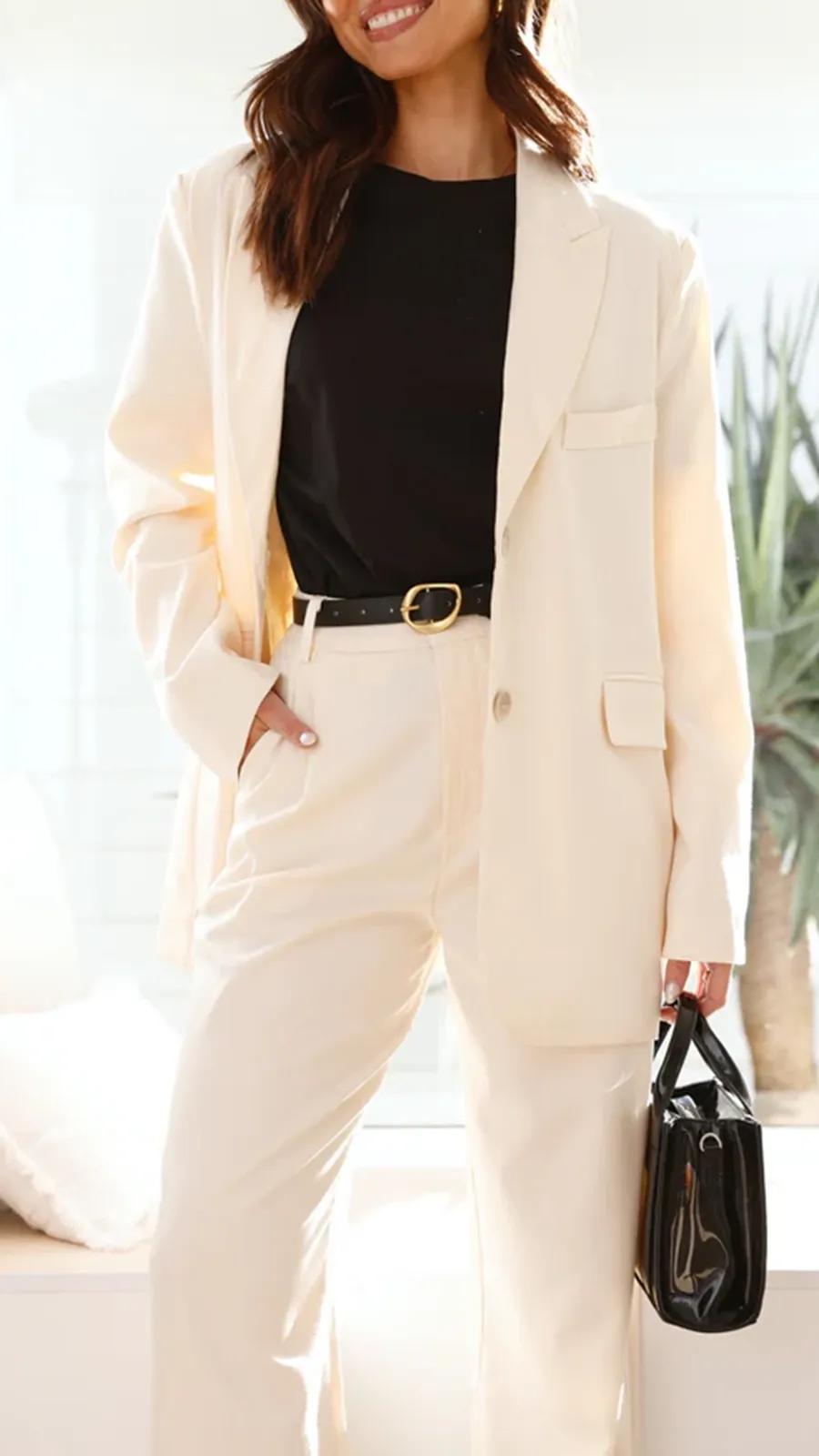 Comfortable Simple Suit Jacket