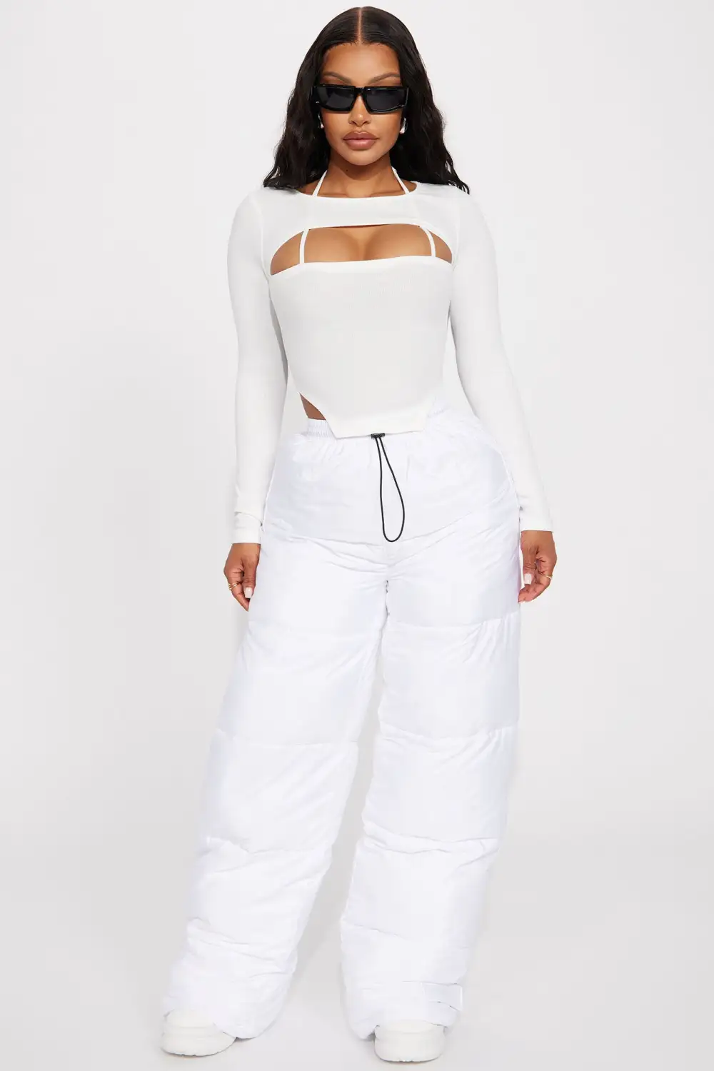 Jordan Cut Out Top - White