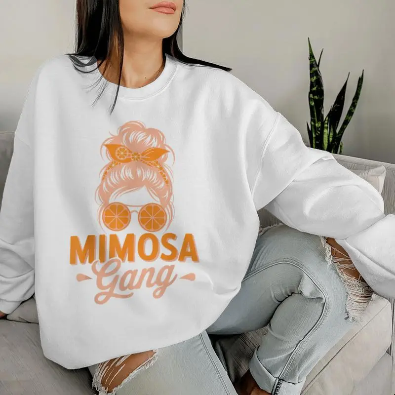 Mimosa Gang Brunch Orange Cocktail Women Women Sweatshirt