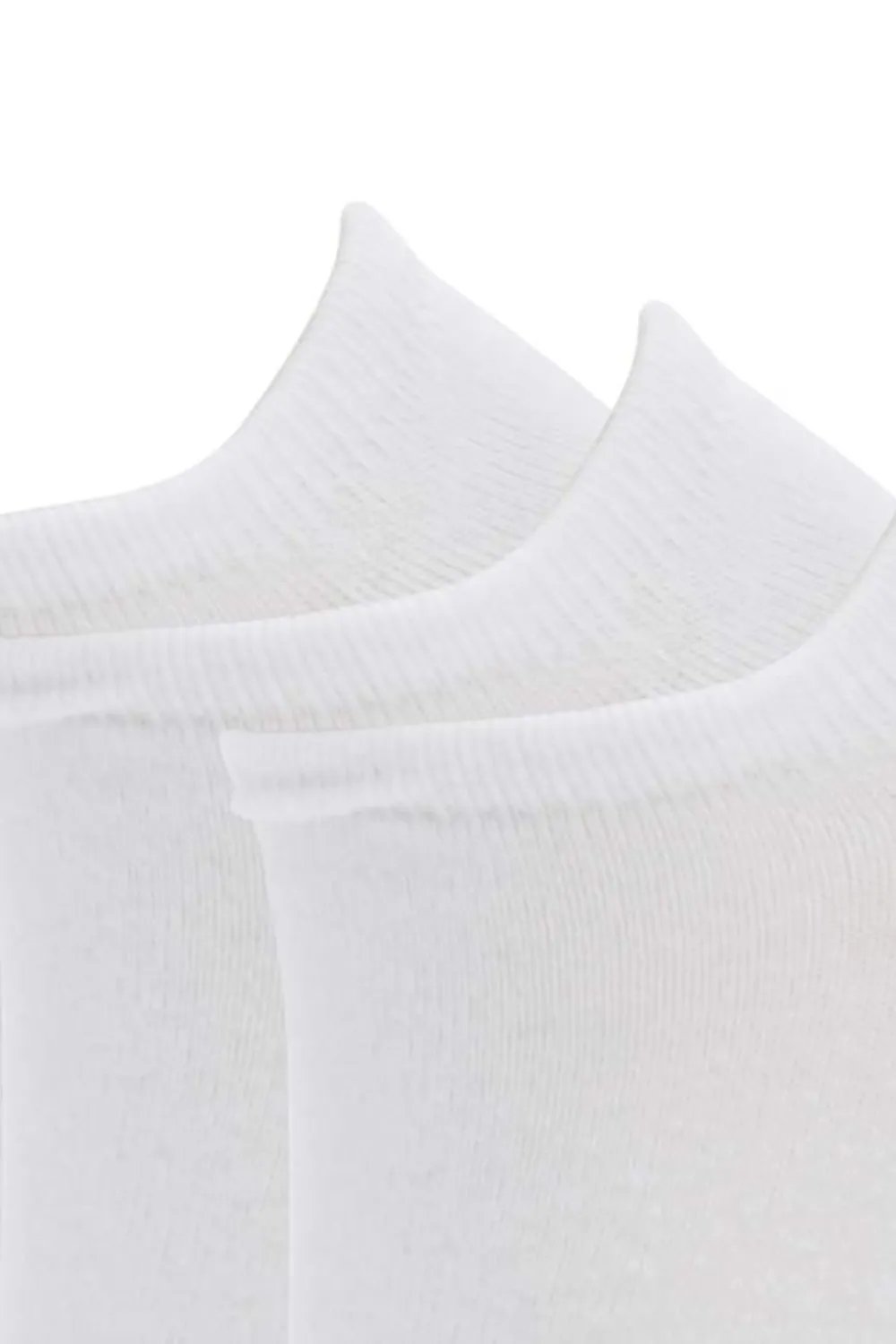 White 100% Cotton Ankle Socks