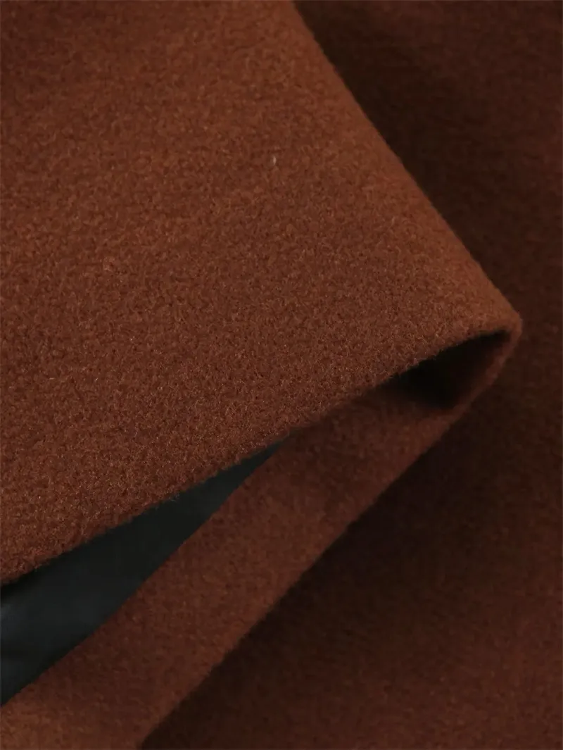 Vintange Front Tie Lapel Coat