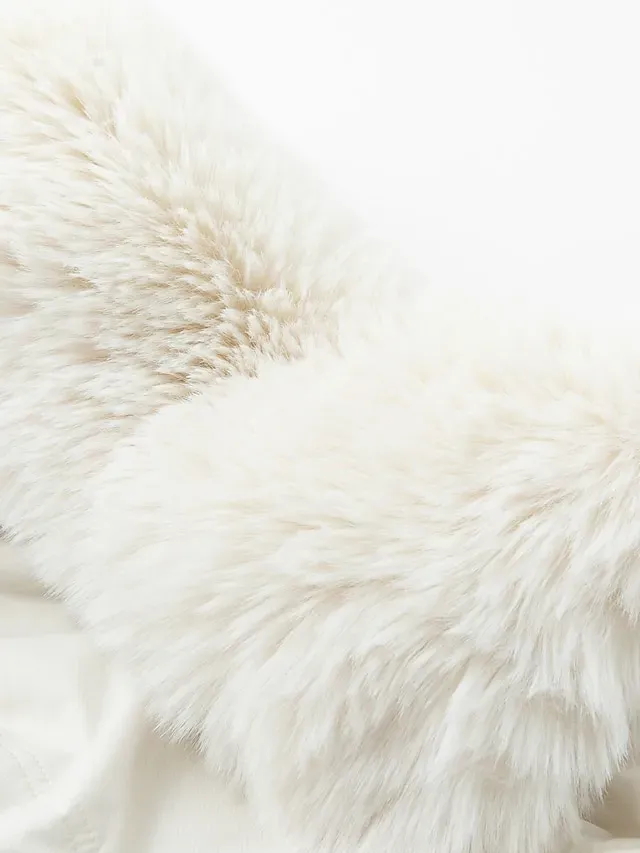 Women's Parka Warm Long Puffer Jacket Zipper with Fur Collar Hood Winter Outdoor Street Daily Wear with Pocket Vacation Modern Casual Plain Regular Fit Outerwear Long Sleeve Fall Black White Khaki