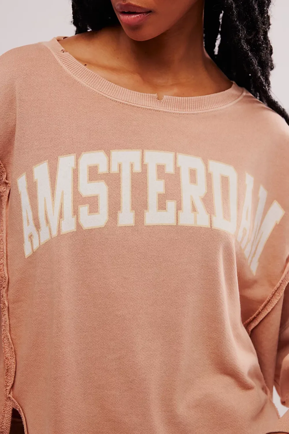 Oversized Graphic Print Sweatshirt