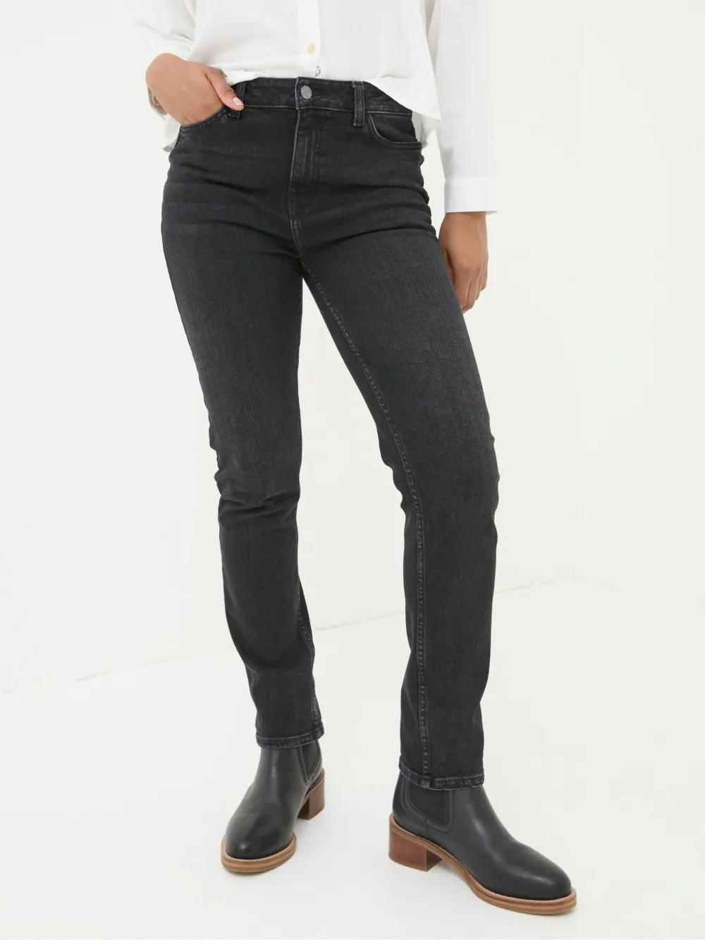 Washed Black Skinny Jeans