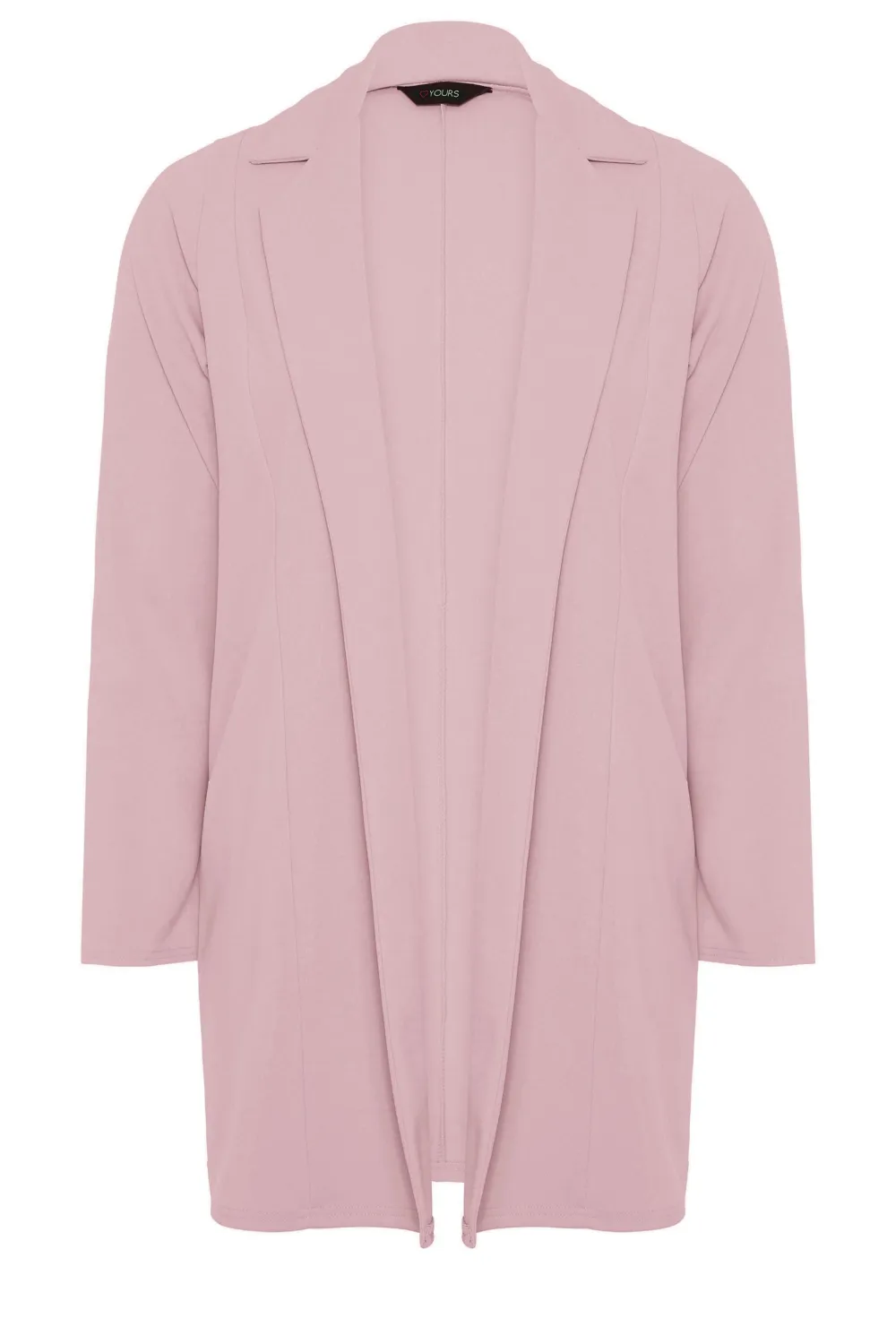 YOURS Curve Hot Pink Longline Blazer