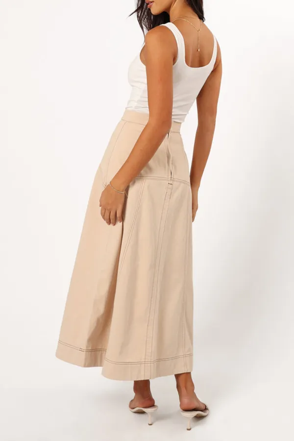 CASUAL MIDI FLOWY BOHEMIAN SKIRT
