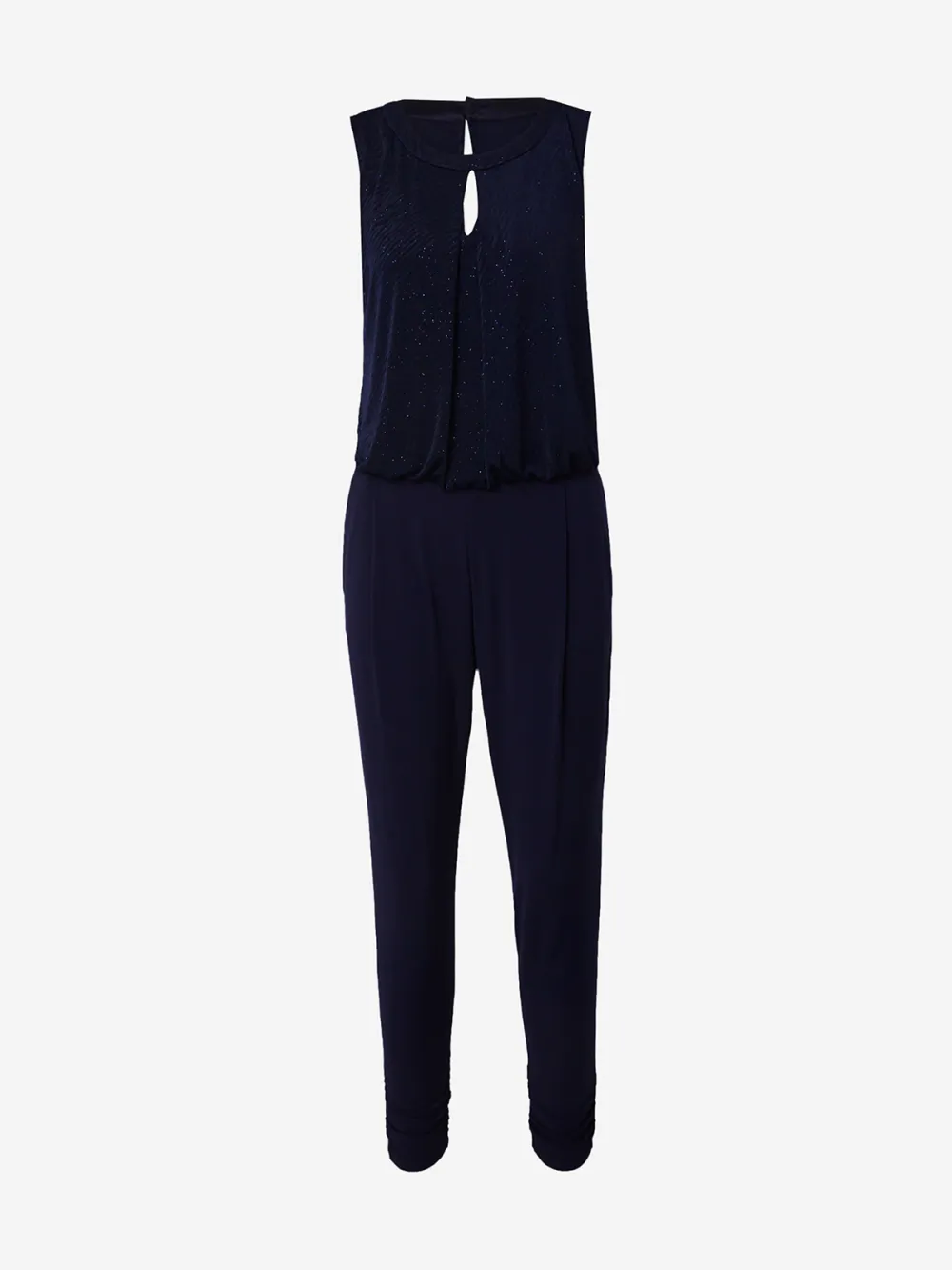 Plain Colored Casual Style Jumpsuit