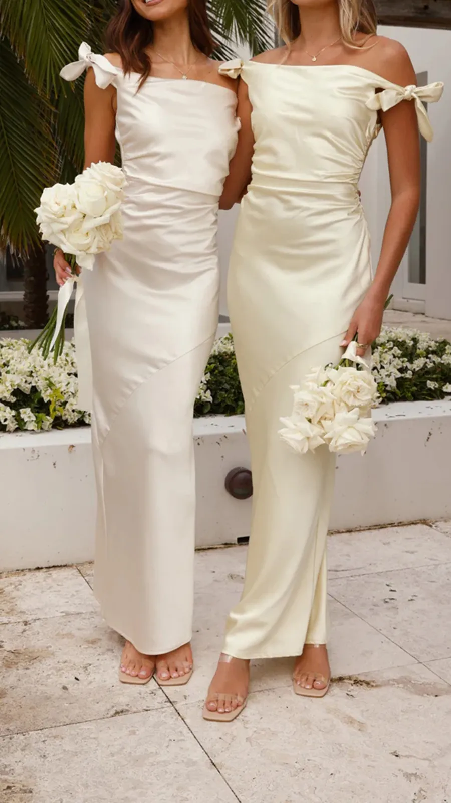 Bow Shoulder Strap Dress