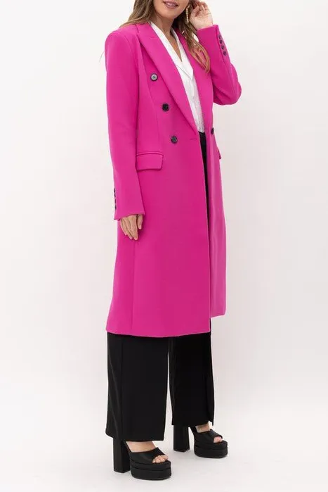 Casual Double Breasted Lapel Coat