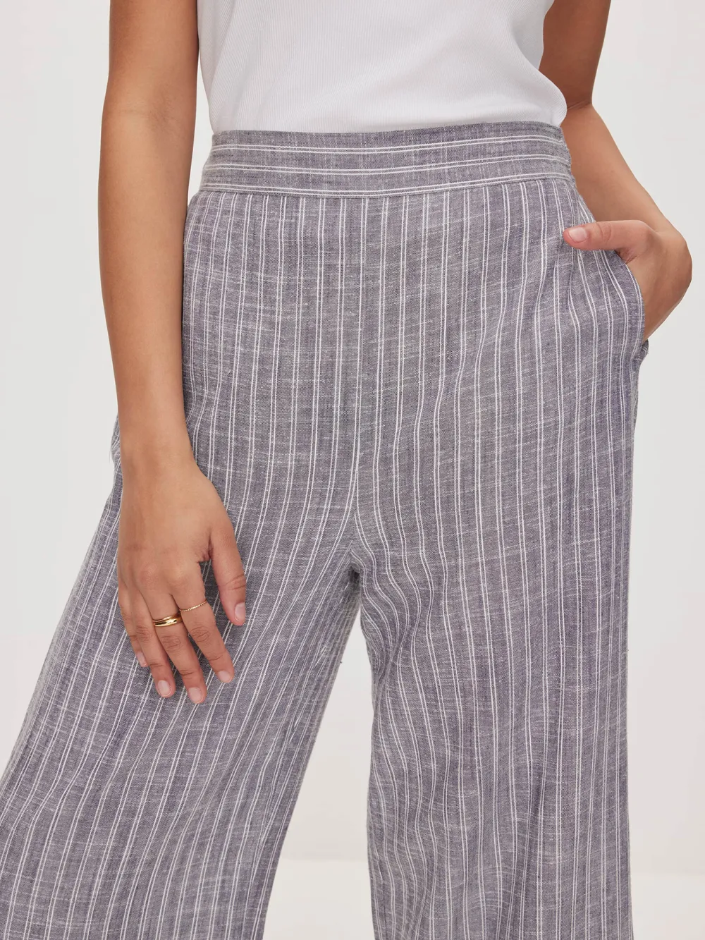 Casual Style Stripe Culotte