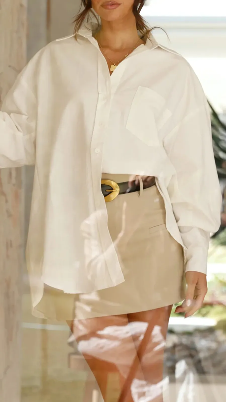 Oversized Button Up Shirt