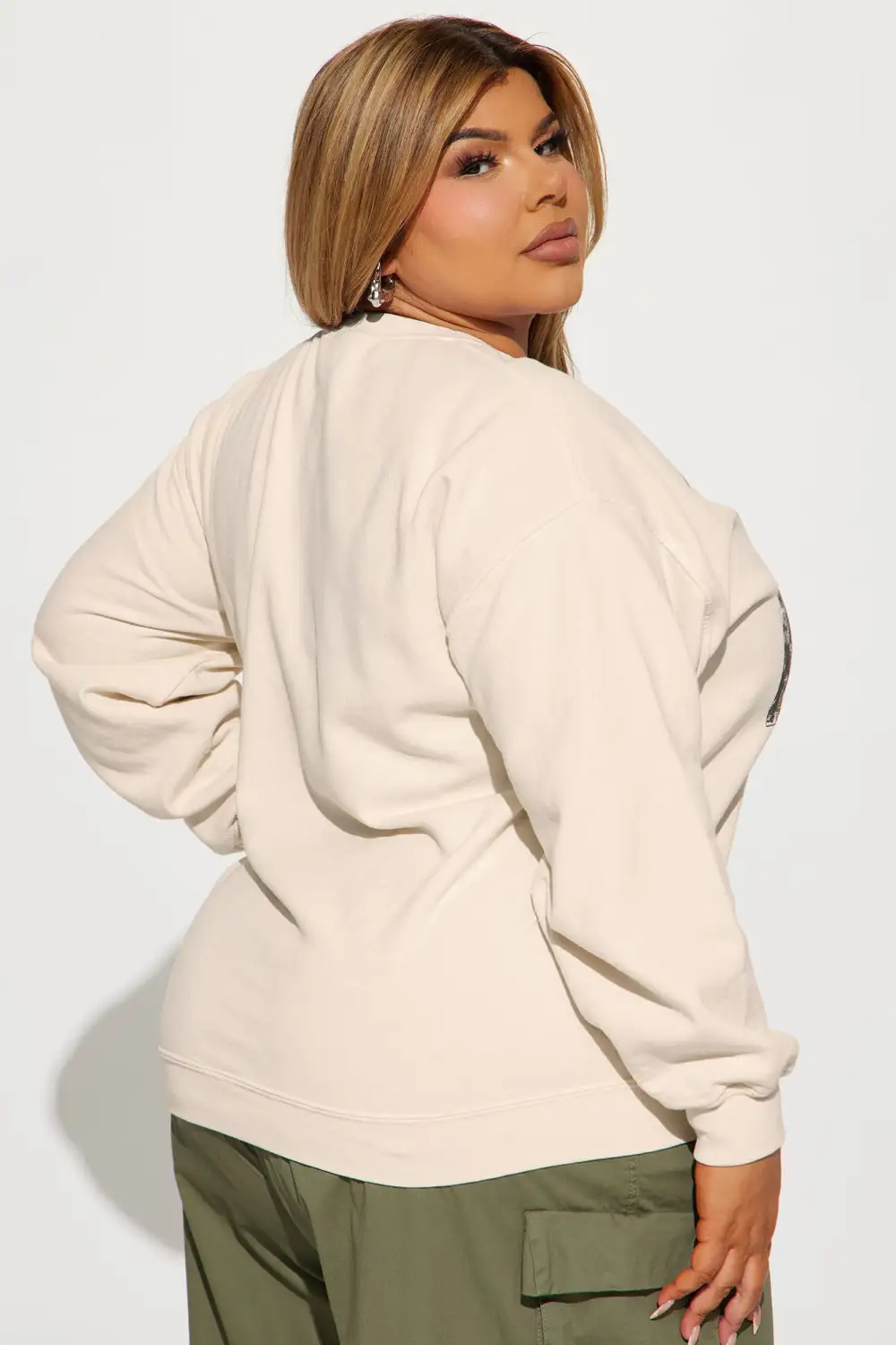 New York City Of Dreams Washed Sweatshirt - Natural/Combo