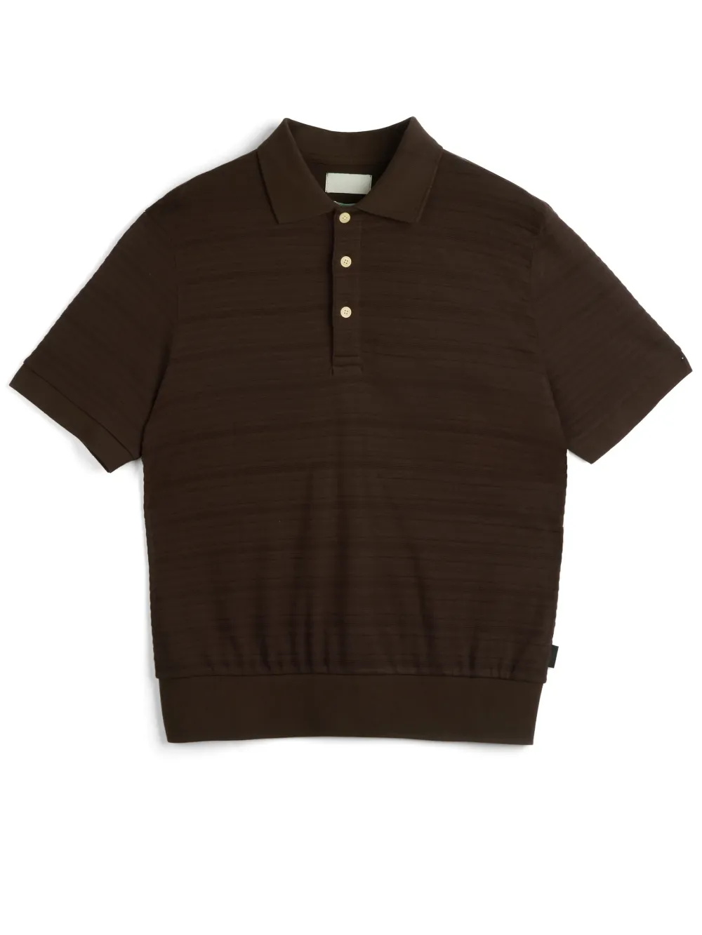 Brown Casual Style Short Sleeve Polo Shirt