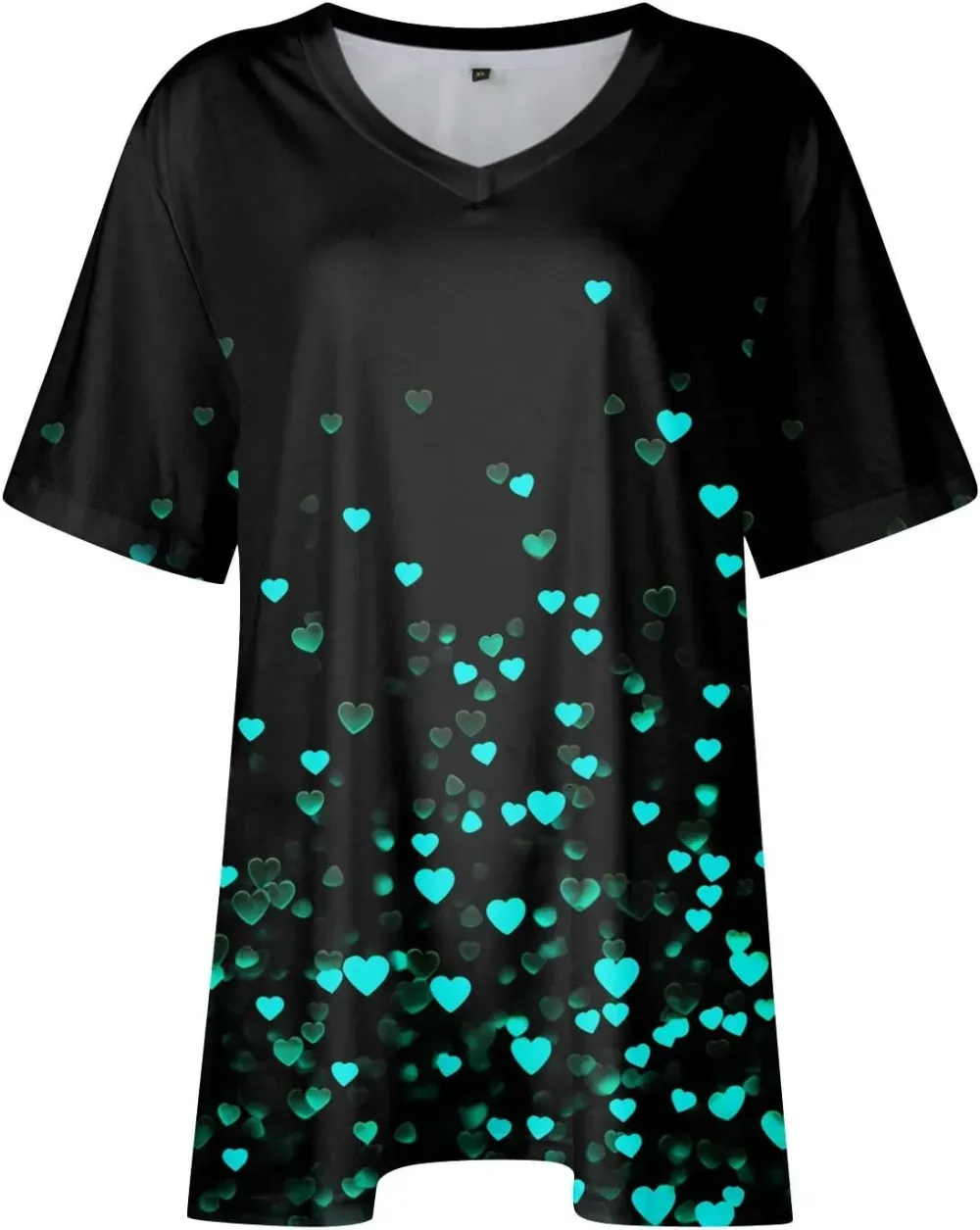 Plus Size Tops for Women Dressy Short Sleeve V Neck Shirts for Women Summer Tops for Women 2024 Floral Print Top