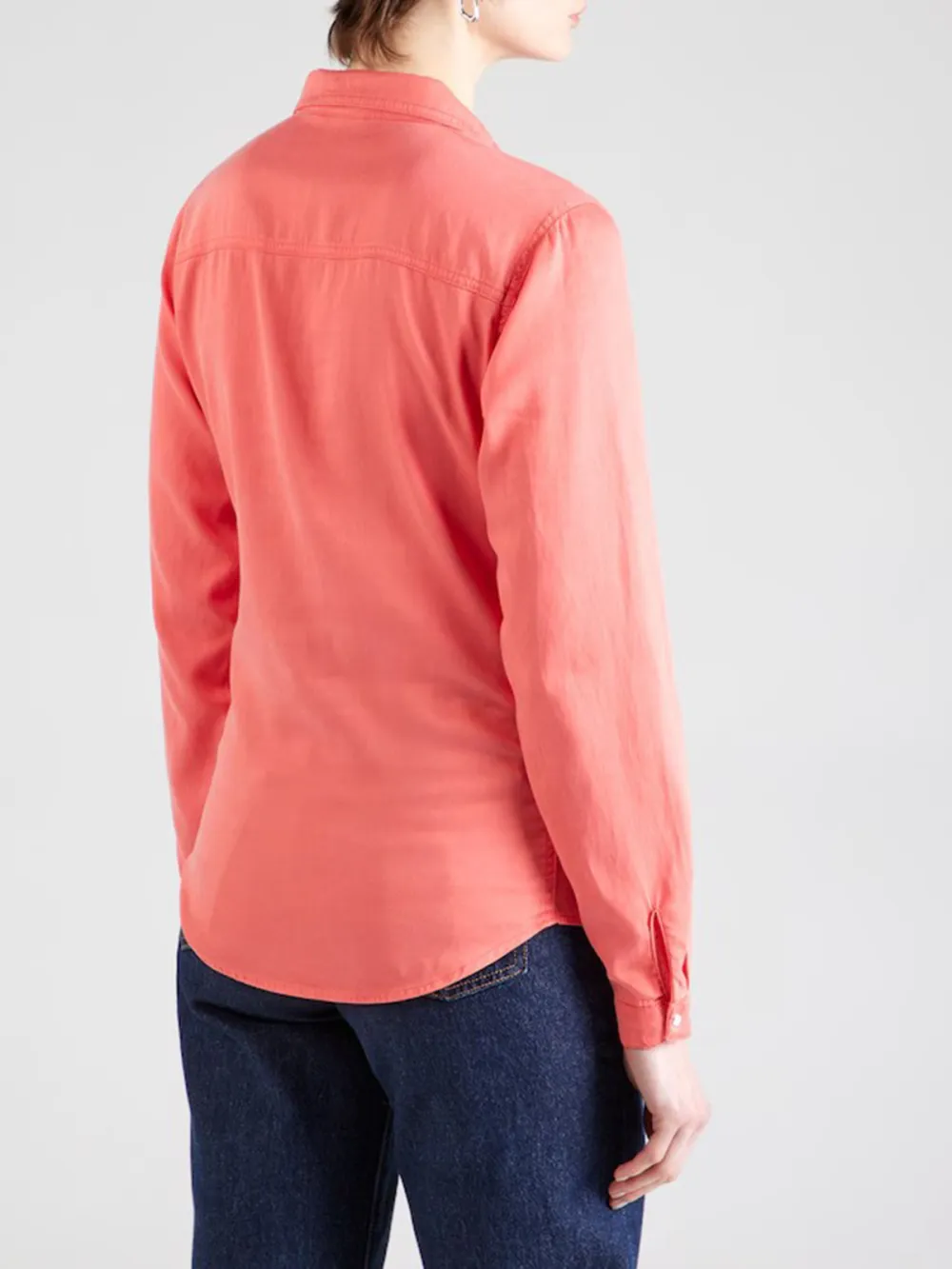 Kent Collar Long Sleeve Casual Style Blouses